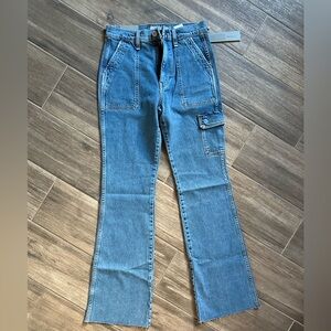 Hudson Faye Utility Ultra High Rise Bootcut Jeans